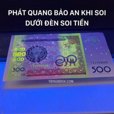 Hình ảnh phát quang bảo an Tờ Tiền Mã Đáo Thành Công Uzebekistan