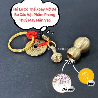 Khám phá Móc Khóa Hồ Lô 5 Đồng Xu May Mắn Khám phá Móc Khóa Hồ Lô 5 Đồng Xu May Mắn