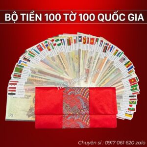 Bộ Tiền 100 Quốc Gia (100 Tờ)