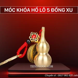 Móc Khoá Hồ Lô 5 Đồng Xu
