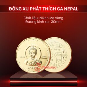 Đồng Xu Đức Phật Thích Ca Thích Ca Mâu Ni - Nepal