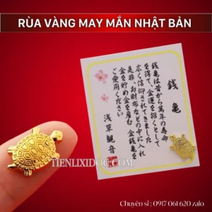 Hình Ảnh Rùa Vàng May Mắn Nhật Bản