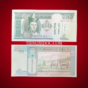 Tờ Tiền Mã Đáo Thành Công Mông Cổ Mệnh Giá 10 Tugrik