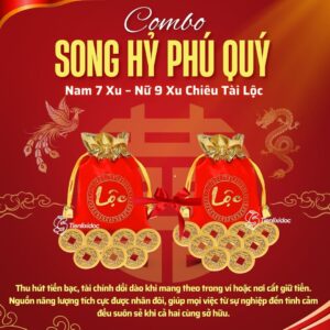 Combo Đồng Xu Song Hỷ Phú Qúy